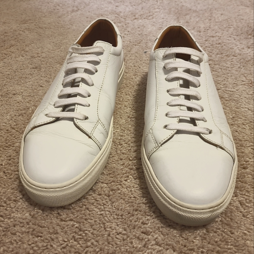 Taft shoes white leather sneakers